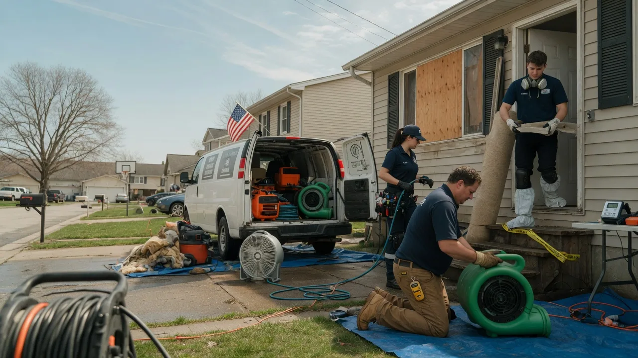 Water Damage Restoration in Washington, IL near me